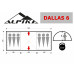 Палатка туристическая alpika dallas-6